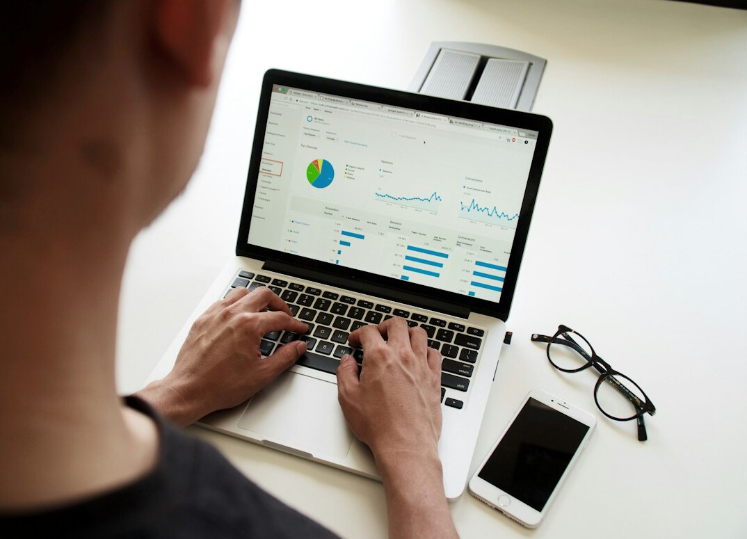 person analyzing insurance data
